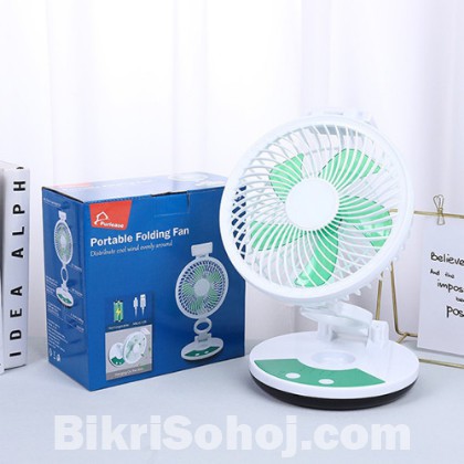 ZT 329 Rechargeable Folding Table Fan With LED Light